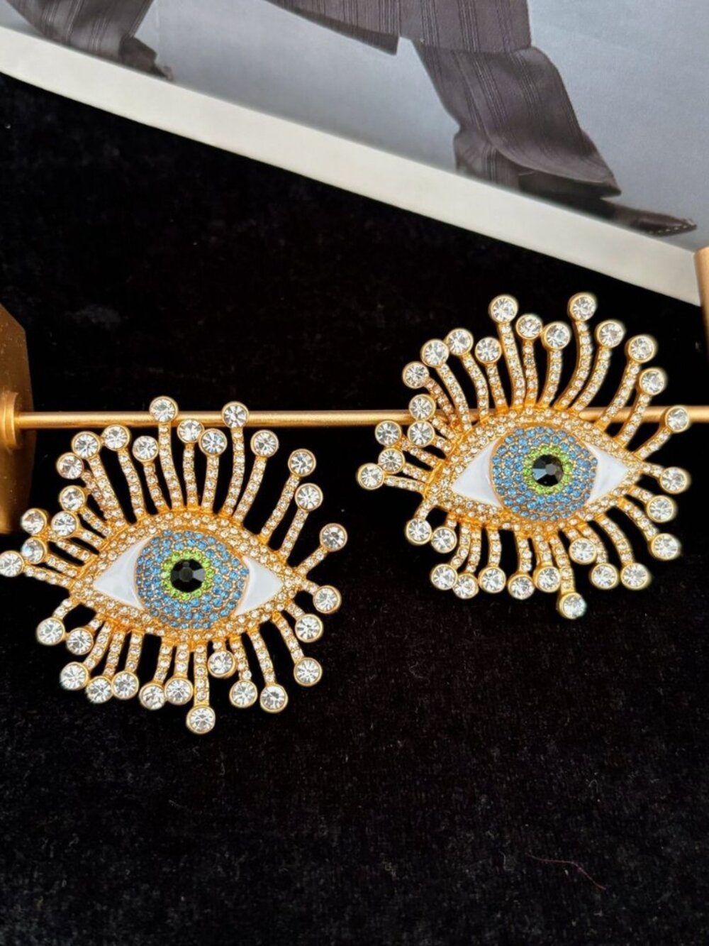 Schiaparelli Devil Eye Earrings
